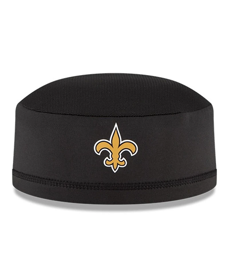 Men's Black New Orleans Saints Nfl Training Skully Cap