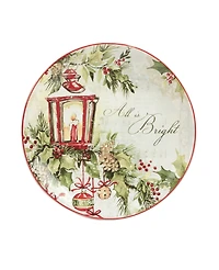 Certified International Silent Night 4 Piece Dessert Plate Set