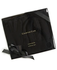 Charter Club Cashmere Hat, Gloves & Scarf Boxed Gift Set, Created for Macy's