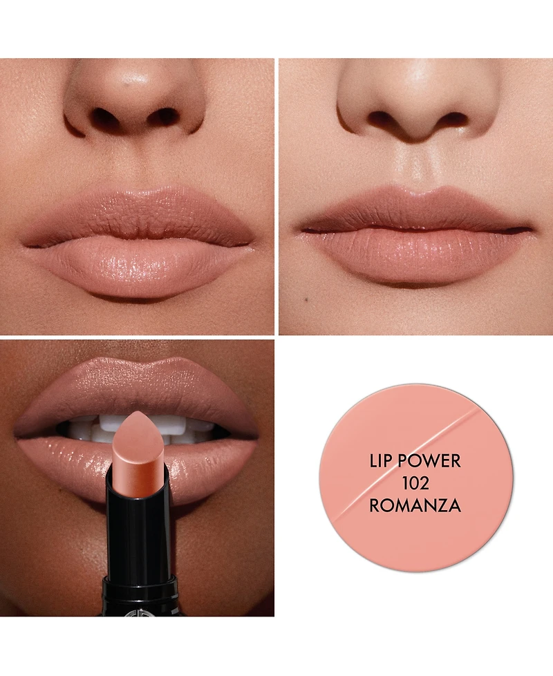 Armani Beauty Lip Power Long-Lasting Satin Lipstick