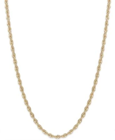 Rope Chain 1 3 4mm Necklace Collection In 14k Gold