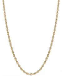 Rope Chain 1 3 4mm Necklace Collection In 14k Gold