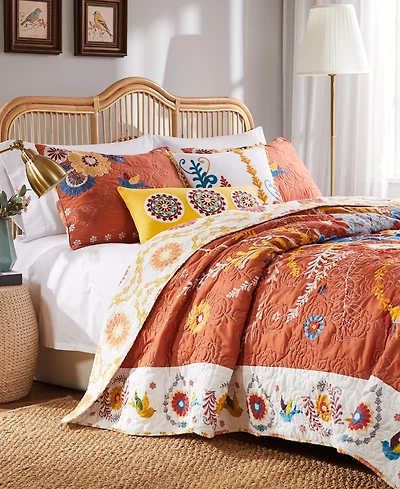 Greenland Home Fashions Topanga 3-Pc. Quilt Set