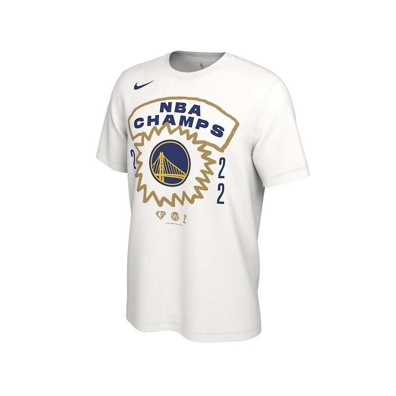 Nike Men's White Golden State Warriors 2022 Nba Finals Champion Roster T-Shirt