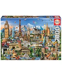 Educa Europe Landmarks Puzzle Set, 2001 Piece