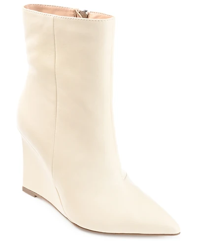 Journee Collection Women's Glorria Wedge Booties