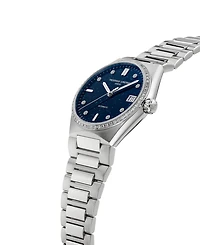 Frederique Constant Women's Swiss Automatic Highlife Diamond (1/2 ct. t.w.) Stainless Steel Bracelet Watch 34mm