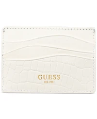 Guess Men's Senda Croc-Embossed Leather Rfid Card Case
