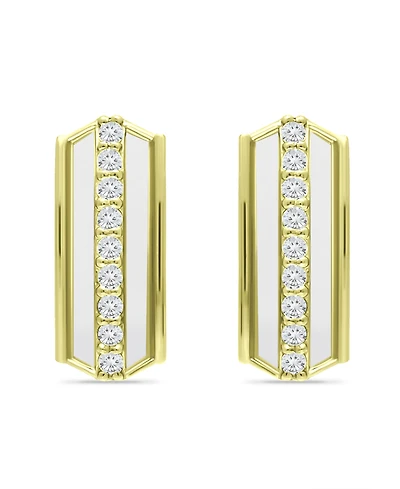 Giani Bernini Cubic Zirconia Huggie Hoop Earrings