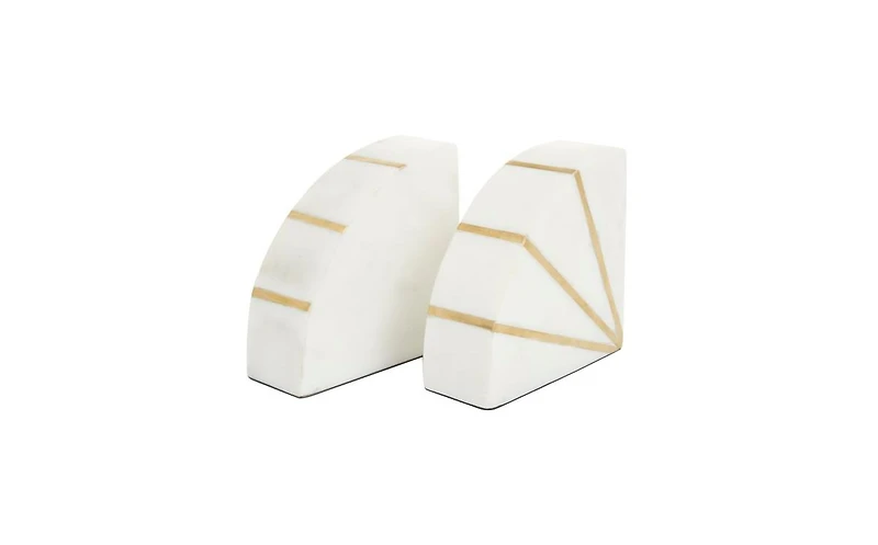 CosmoLiving by Cosmopolitan Glam Bookends, Set of 2