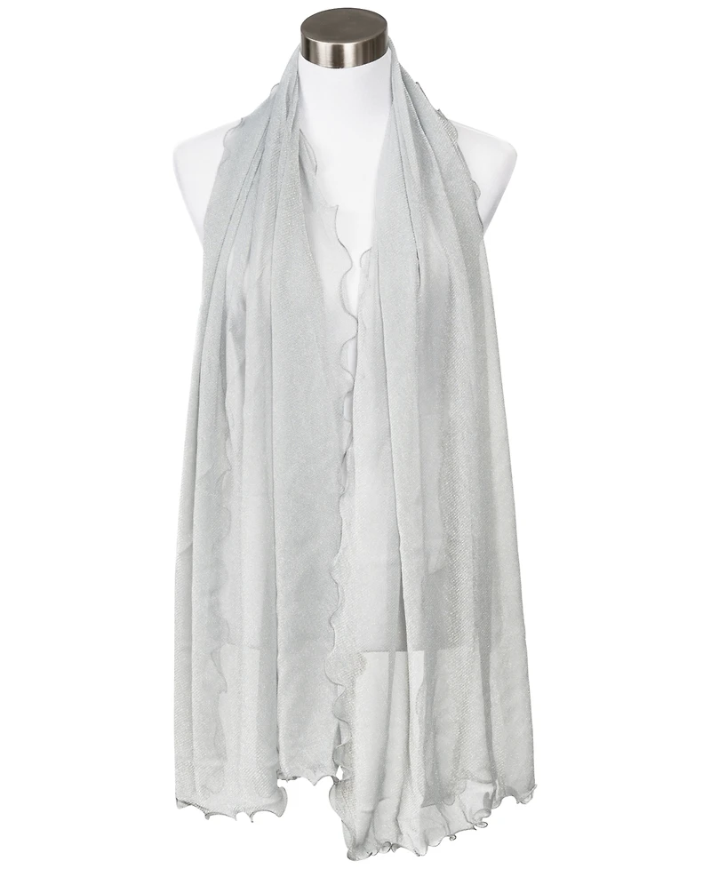 I.n.c. International Concepts Ruffle-Edge Metallic Evening Wrap, Created for Macy's