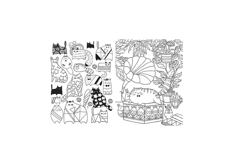 A Million Cute Animals: Adorable Animals to Color by Lulu Mayo