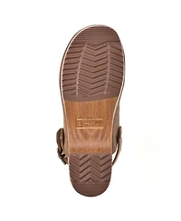 White Mountain Women's Being Slingback Platform Clogs