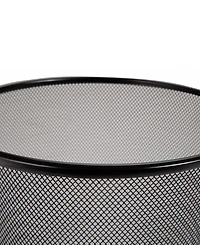 Seville Classics 2-Pk. 6-Gallon Round Mesh Trash Can Recycling Bins