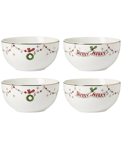 Lenox Merry Grinchmas All Purpose Bowls, Set of 4