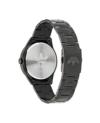adidas Unisex Three Hand Edition Three Black Stainless Steel Bracelet Watch 41mm