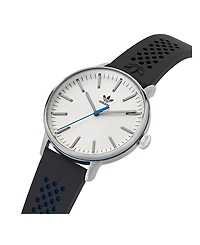 adidas Unisex Three Hand Code One Silicone Strap Watch 38mm