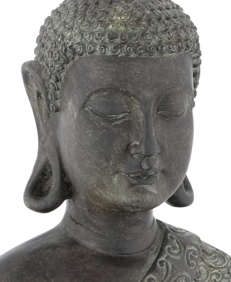 Bohemian Buddha Sculpture, 21" x 11"