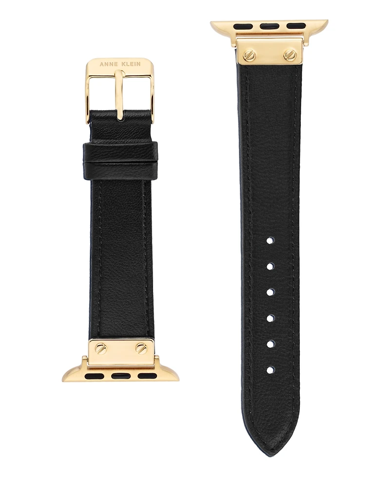 Anne Klein Women's Genuine Leather Band designed for Apple Watch 42mm (Series 10) & 38/40/41mm