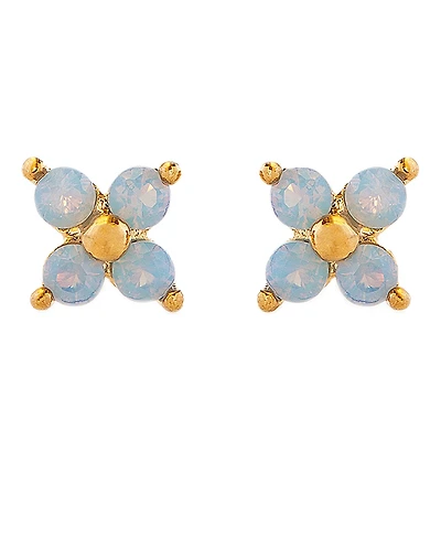 Girls Crew Teeny Tiny Blue Blossom Stud Earrings