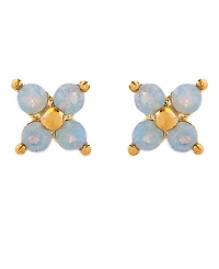 Girls Crew Teeny Tiny Blue Blossom Stud Earrings