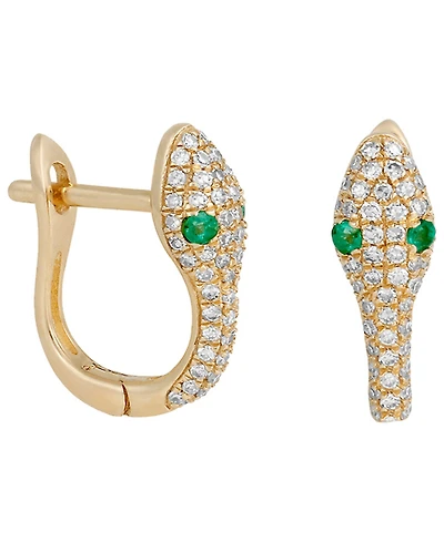 Girls Crew Viper Hoop Earrings
