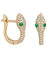 Girls Crew Viper Hoop Earrings