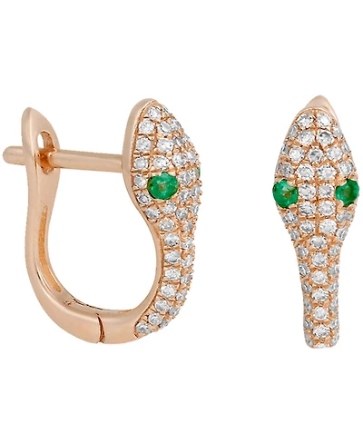 Girls Crew Viper Hoop Earrings