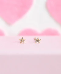 Girls Crew Teeny Tiny Star Stud Earrings
