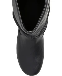 Journee Collection Women's Jayne Wide Calf Slouchy Knee High Boots