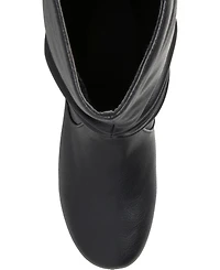 Journee Collection Women's Jayne Extra Wide Calf Slouchy Knee High Boots
