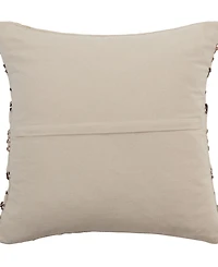 Saro Lifestyle Striped Woven Decorative Pillow, 20" x 20"