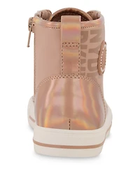 Dkny Big Girls All Over Logo High Top Sneakers