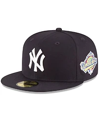 Men's New Era Navy York Yankees World Series Wool 59FIFTY Fitted Hat