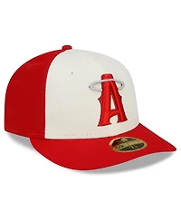 Men's New Era Red Los Angeles Angels City Connect Low Profile 59FIFTY Fitted Hat