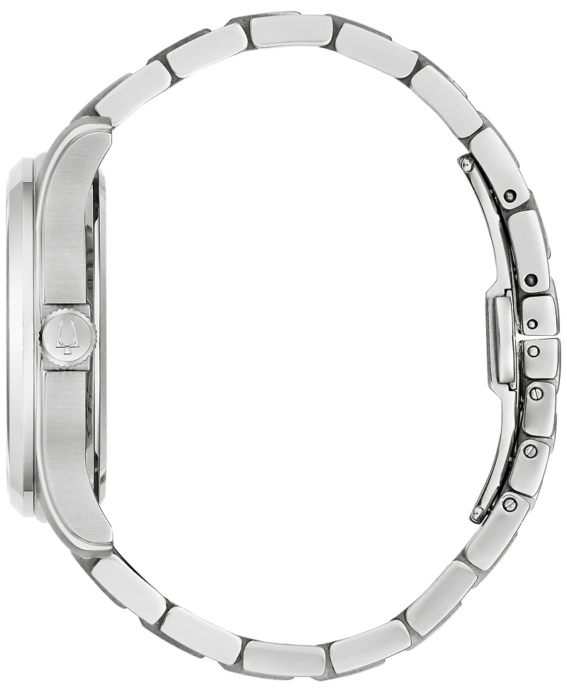 Bulova Men's Classic Wilton Stainless Steel Bracelet Watch 41mm