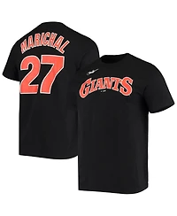 Men's Nike Juan Marichal Black San Francisco Giants Name & Number T-shirt