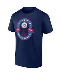 Men's Fanatics Navy Toronto Blue Jays Iconic Glory Bound T-shirt