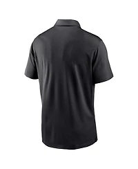 Men's Nike Black Colorado Rockies Diamond Icon Franchise Performance Polo Shirt