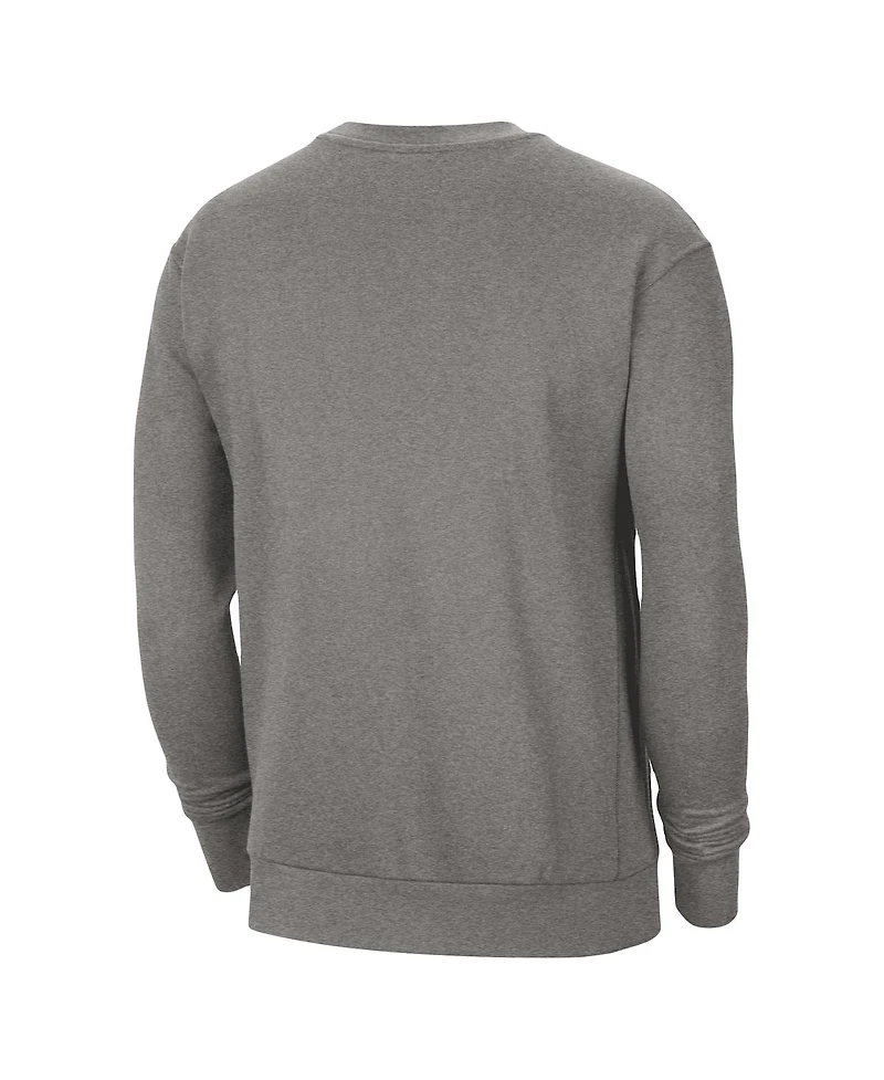 Men's Nike Heathered Gray Team 31 Nba 75th Anniversary Fleece Sweatshirt