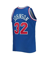 Men's Mitchell & Ness Magic Johnson Royal Western Conference Hardwood Classics 1992 Nba All-Star Game Authentic Jersey
