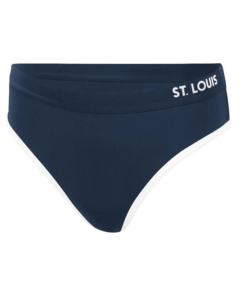 Women's G-iii 4Her by Carl Banks Navy St. Louis Cardinals Southpaw Bikini Bottom