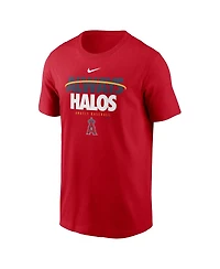 Men's Nike Red Los Angeles Angels Always Halos Local Team T-shirt