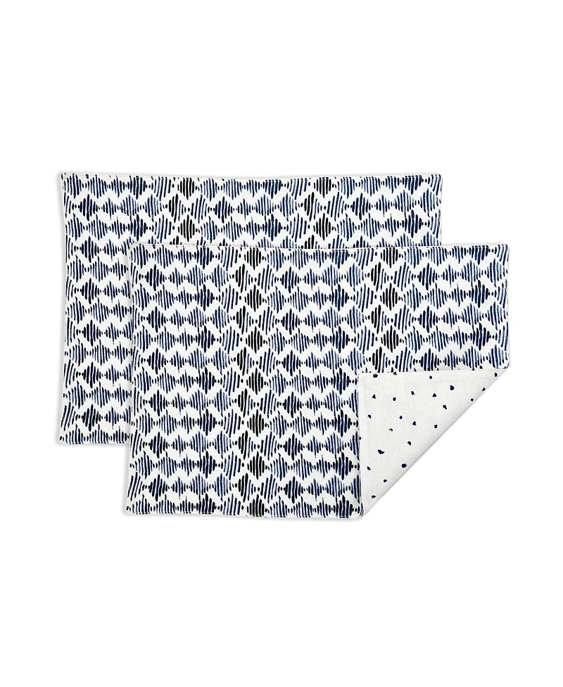 Lenox Bay Diamond Dot Placemats, Set of 2
