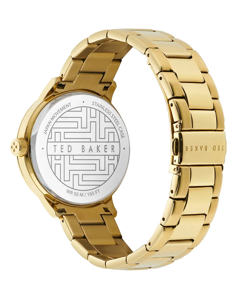 Ted Baker Men's Cosmop Gold-Tone Stainless Steel Bracelet Watch 42mm