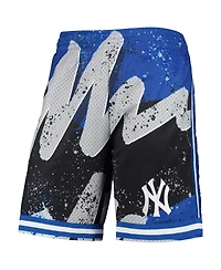 Men's Mitchell & Ness Black New York Yankees Hyper Hoops Shorts