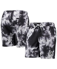 Men's G-Iii Sports By Carl Banks Black Brooklyn Nets Splash Volley Swim Shorts