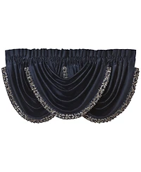 J Queen New York Caruso Waterfall Window Valance, 33" x 43"