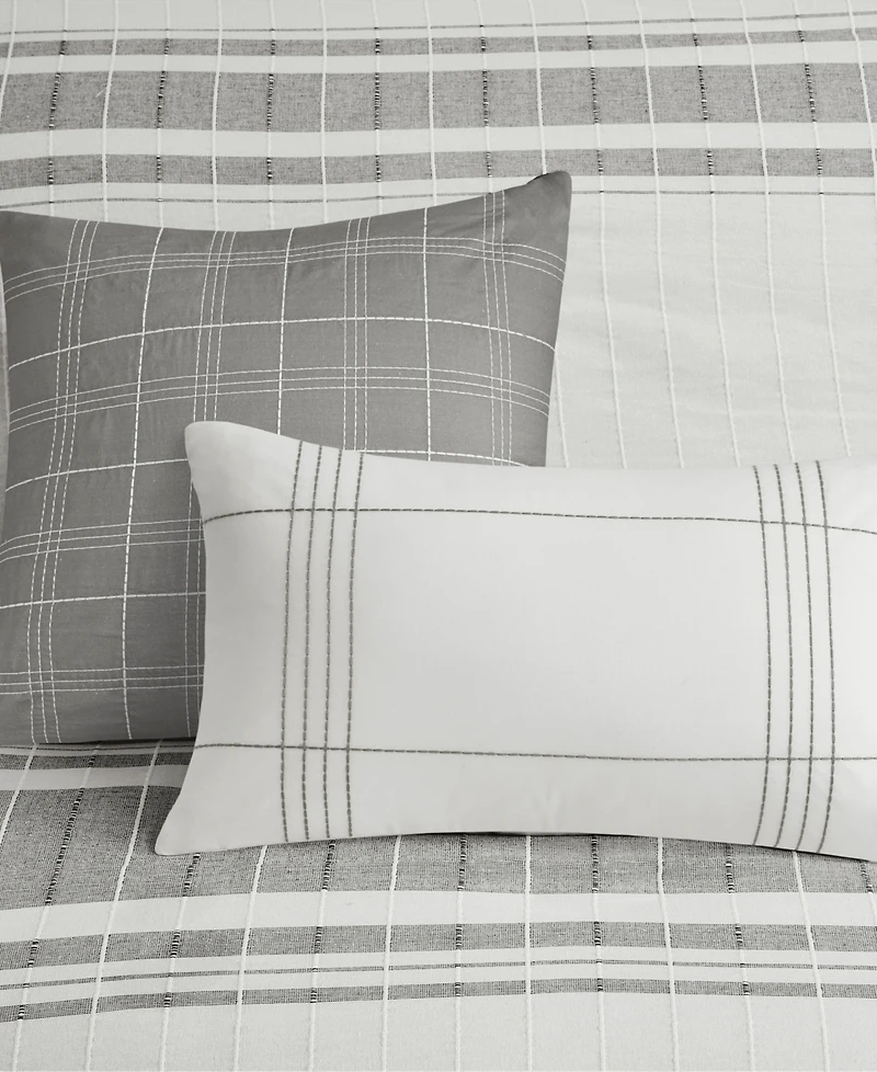 Harbor House Morgan Jacquard Cotton 5-Pc. Duvet Cover Set, King