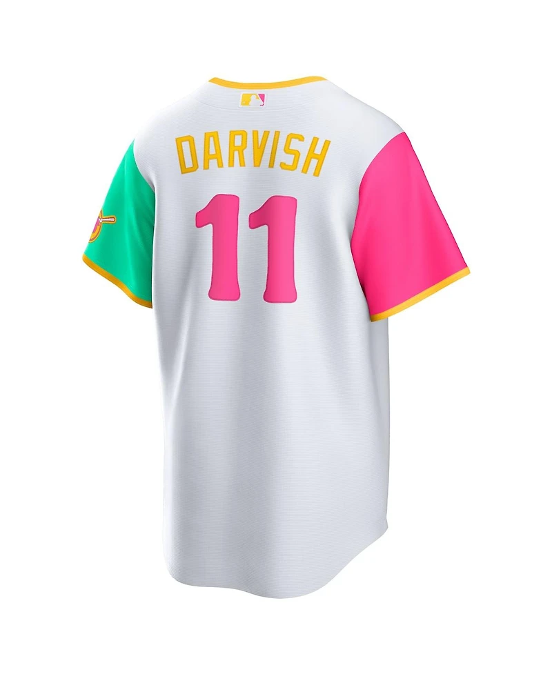 Men's Nike Yu Darvish White San Diego Padres City Connect Replica Player Jersey